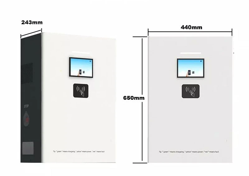 Dimension of DC Wallbox EV Charger Dimension of DC Wallbox EV Charger