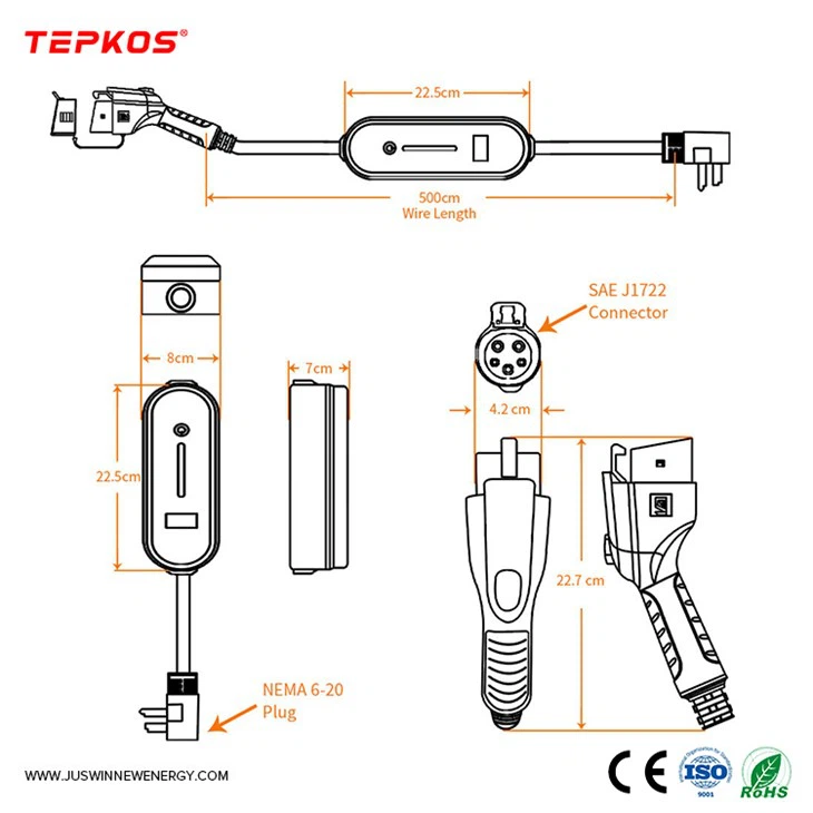 Portable Charging Station For Tesla